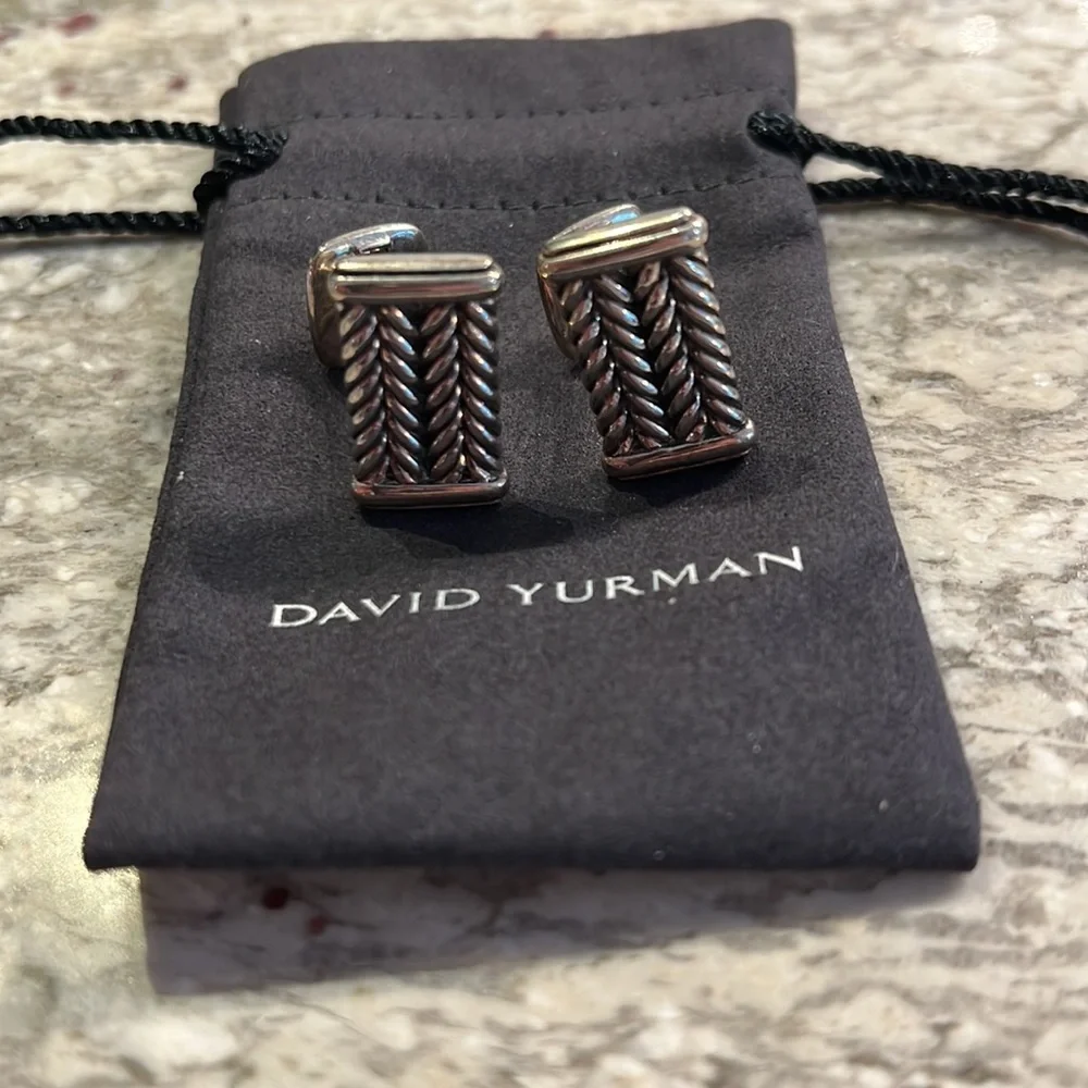 David Yurman Chevron Cufflinks